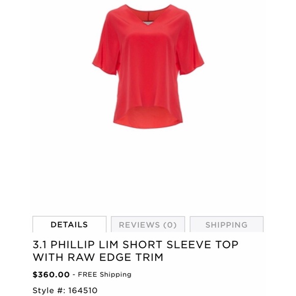 3.1 Philip Lim Bright Deep Pink Blouse - Picture 3 of 3